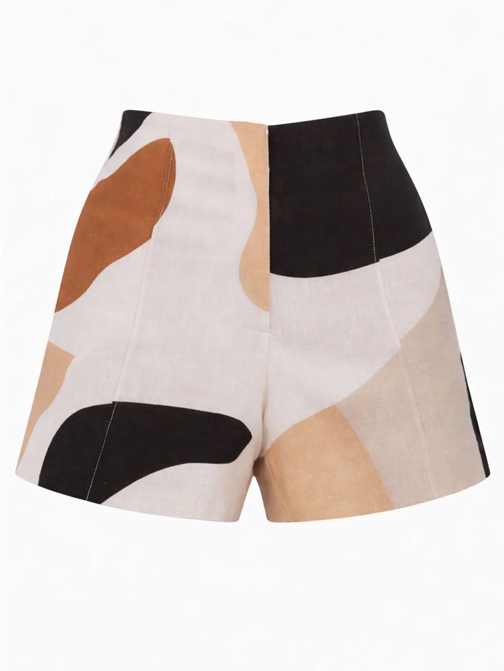 Chic Le Frique JESSICA LINEN SHORTS - SANDSTONE MUSE